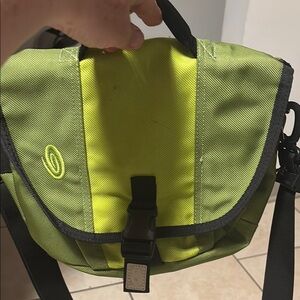 Timbuk2 Green and Black Messenger Bags with Sporty Design